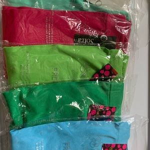 5 pairs of stretchy colorful leggings